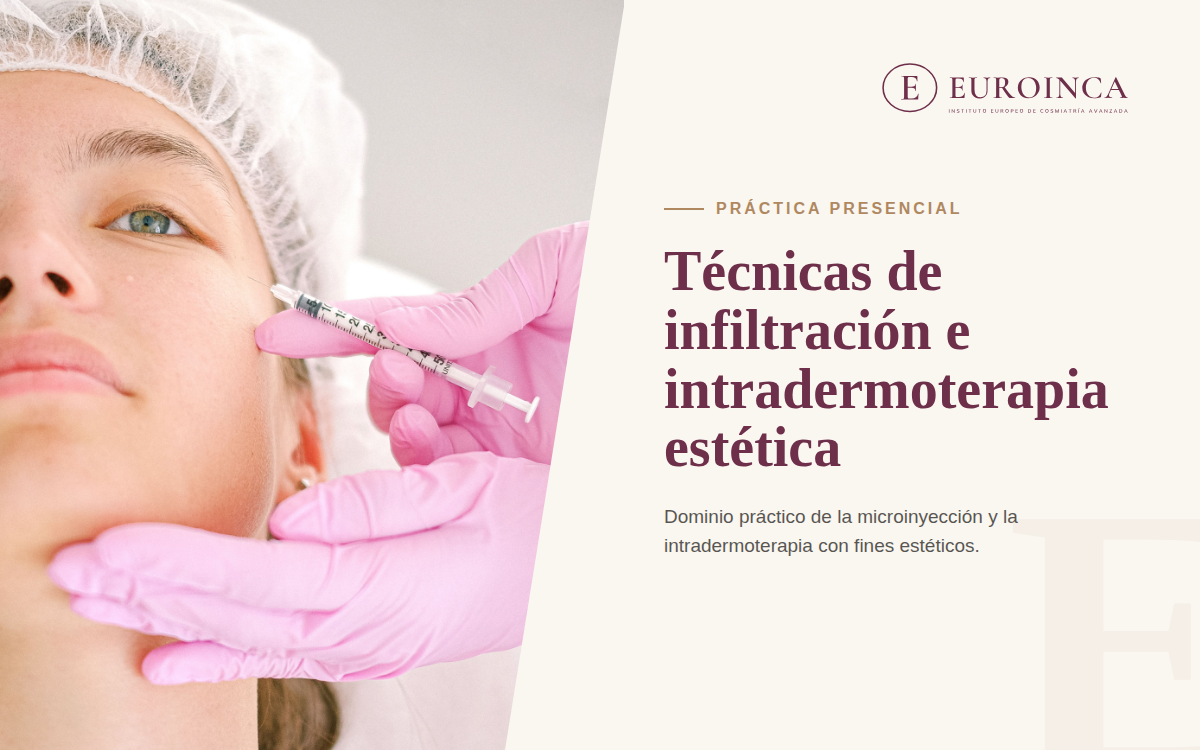 Técnica de infiltración e intradermoterapia estética con microinyección facial
